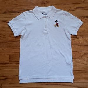Disney F21 - Mickey Mouse Embroidered White Polo Shirt